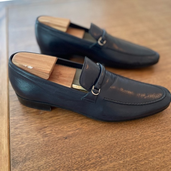 Salvatore Ferragamo Men's Shoes- Navy - Picture 2 of 4